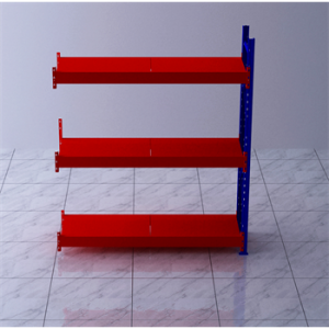 重型貨架副架2000×600×2000mm(三層,1T/層,橘紅色)