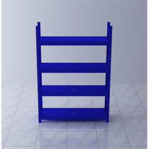 重型貨架主架2000×500×2000mm(四層,1T/層,藍色)