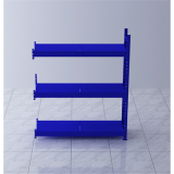 重型貨架副架2000×500×2500mm(三層,1T/層,藍(lán)色)