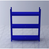 重型貨架主架2000×500×1500mm(三層,1T/層,藍色)