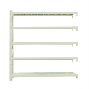 中型貨架副架2000×600×2500mm(五層,300kg/層,白色)