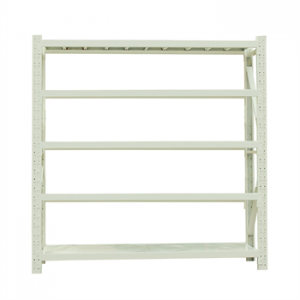 中型貨架主架1800×500×2500mm(五層,300kg/層,白色)