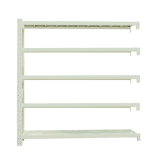 輕型貨架副架1500×500×2000mm(五層,200kg/層,白色)