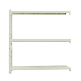 輕型貨架副架1200×600×1500mm(三層,200kg/層,白色)