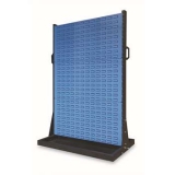 固定型雙面物料架960×630×1450mm(2方孔4百葉)，KR-2324